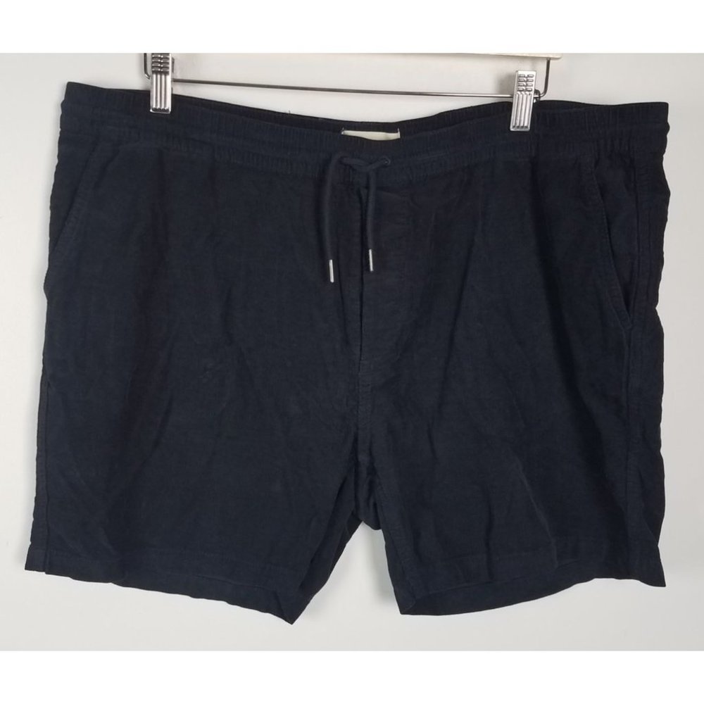 Taylor Stitch Men's Sz. XXL The Apres Corduroy Shorts In Dark Navy Pinwale NWT